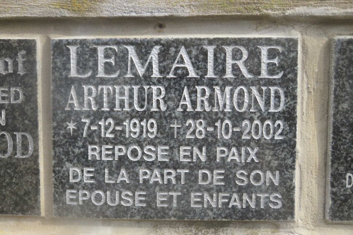 LEMARIE Arthur Armond 1919-2002