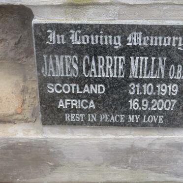 MILLN James Carrie 1919-2007