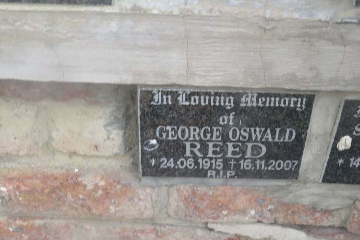 REED George Oswald 1915-2007 