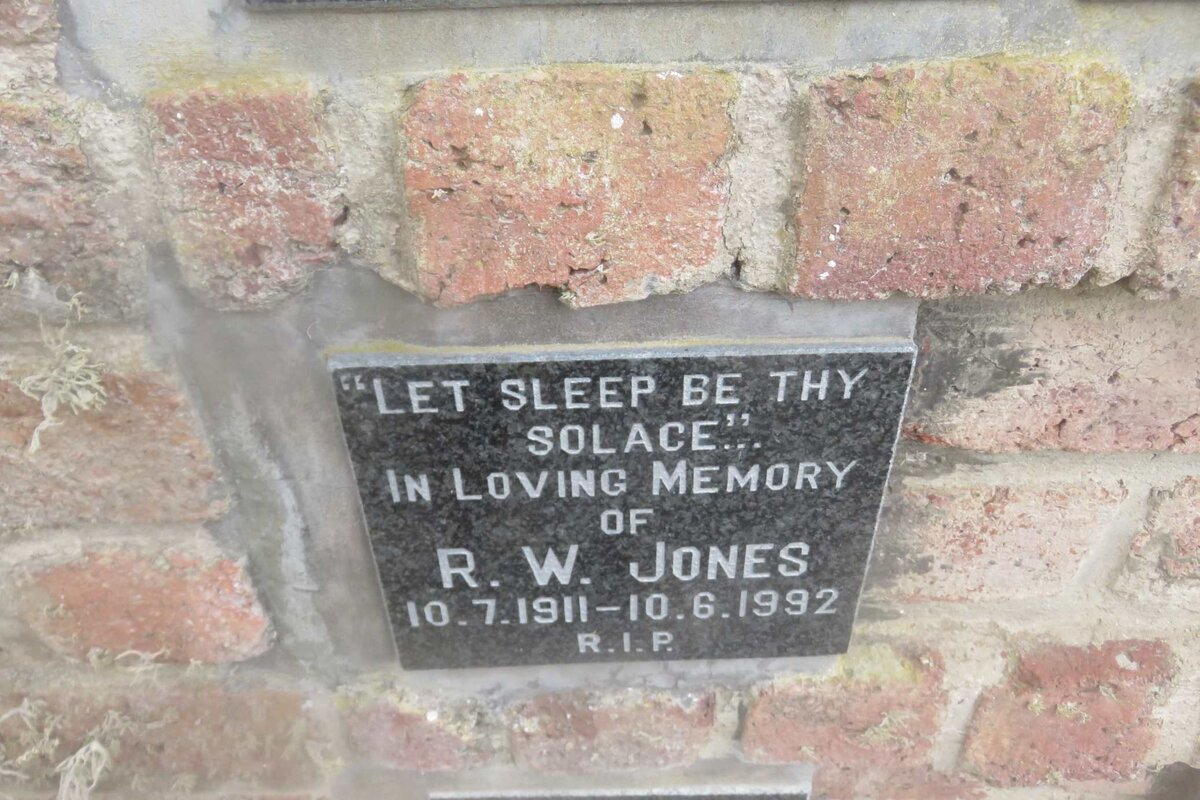 JONES R.W. 1911-1992