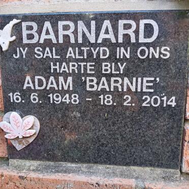 BARNARD Adam 1948-2014