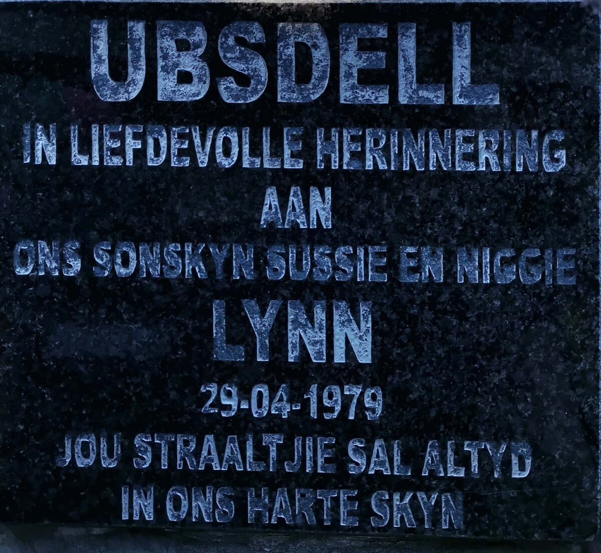 UBSDELL Lynn -1979