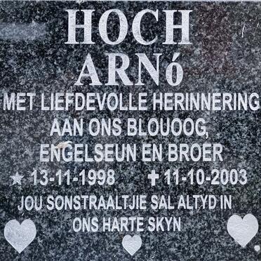 HOCH Arno 1998-2003
