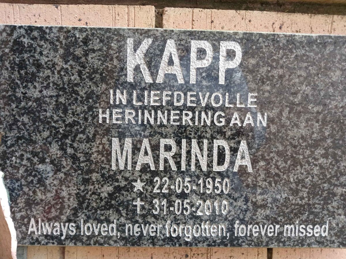 KAPP Marinda 1950-2010