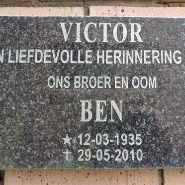 VICTOR Ben 1935-2010