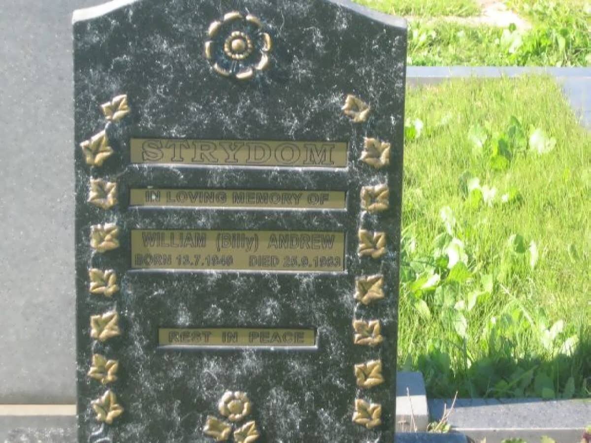 STRYDOM William Andrew 1960-1983
