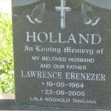 HOLLAND Lawrence Ebenezer 1964-2005