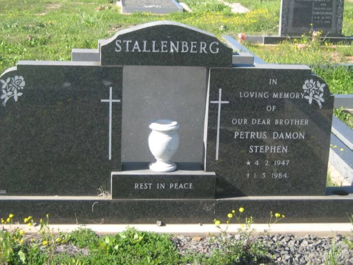 STALLENBERG Petrus Damon Stephen 1947-1984