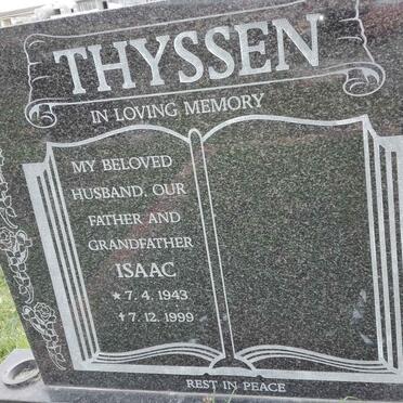 THYSSEN Isaac 1943-1999