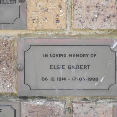 GILBERT Elsie 1914-1998