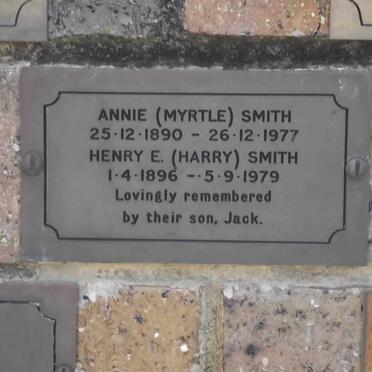SMITH Henry E. 1896-1979 &amp; Annie 1890-1977