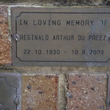 PREEZ Reginald Arthur, du 1930-2009