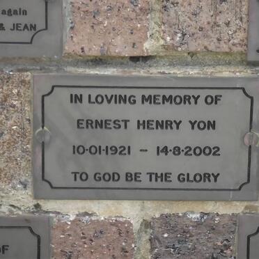 YON Ernest Henry 1921-2002