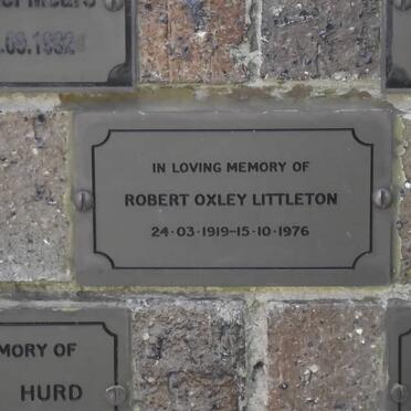 LITTLETON Robert Oxley 1919-1976