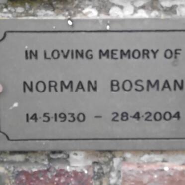 BOSMAN Norman 1930-2004