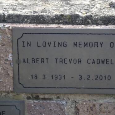 CADWELL Albert Trevor 1931-2010