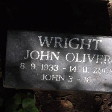 WRIGHT John Oliver 1933-2008
