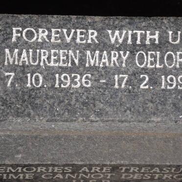 OELOFSE Maureen Mary 1936-1999