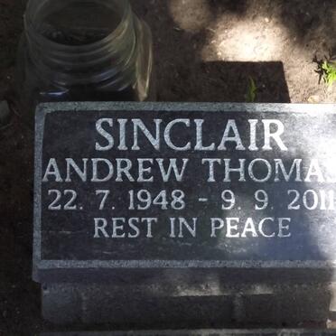 SINCLAIR Andrew Thomas 1948-2011
