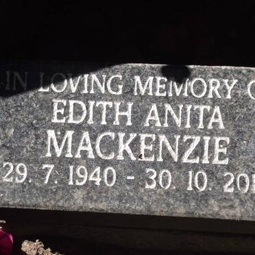 MACKENZIE Edith Anita 1940-2010