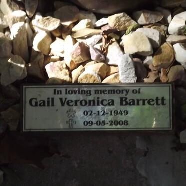 BARRETT Gail Veronica 1949-2008