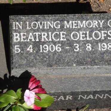 OELOFSE Beatrice 1906-1985