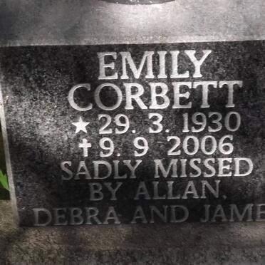 CORBET Emily 1930-2006