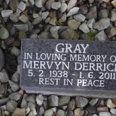 GRAY Mervyn Derrick 1938-2011