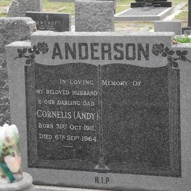 ANDERSON Cornelis 1911-1964