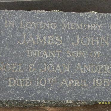 ANDERSON James John -1958