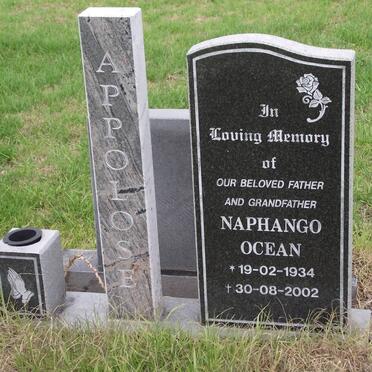 APPOLOSE Naphango Ocean 1934-2002
