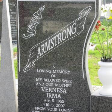 ARMSTRONG Vernesa Irma 1959-2007