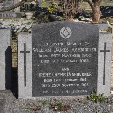 ASHBURNER William James 1900-1963 &amp; Irene 1914-1998