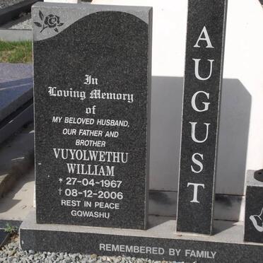 AUGUST Vuyolwethu William 1967-2006