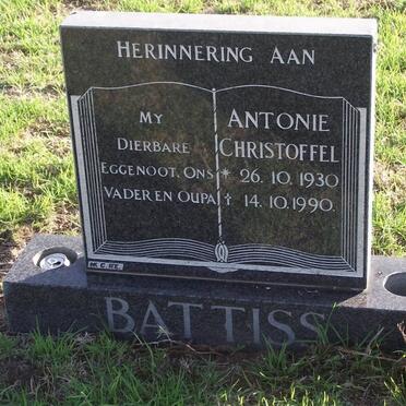 BATTISS Antonie Christoffel 1930-1990