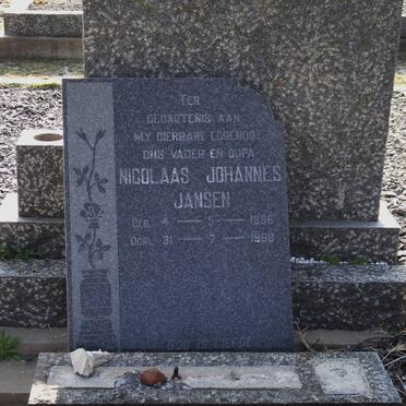 BADENHORST Nicolaas Johannes Jansen 1886-1968