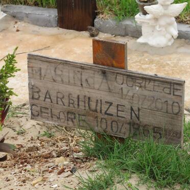 BARKHUIZEN Marinda 1965-2010