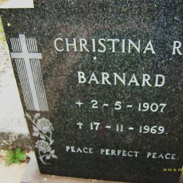 BARNARD Christina R. 1907-1969