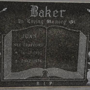 BAKER Joan nee GRAFFORD 1930-1976