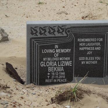 BEKWA Gloria Liziwe 1946-2010