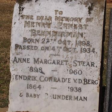 BEUNDERMANN :: STEAR :: V.D. BERG