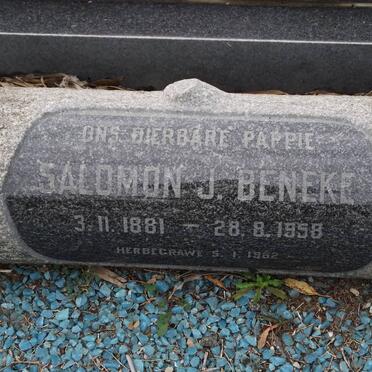 BENEKE Salomon J. 1881-1958