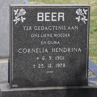 BEER Cornelia Hendrina 1901-1978