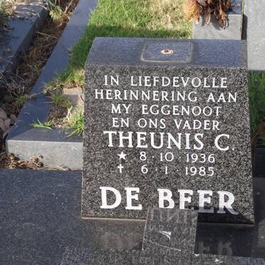 BEER Theunis C., de 1936-1985