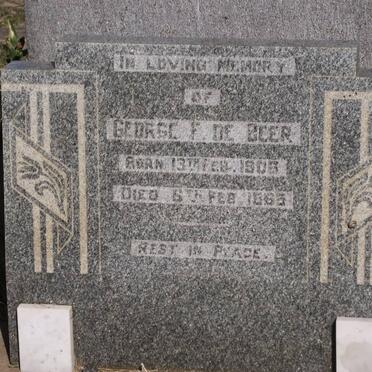 BEER George F., de 1905-1965