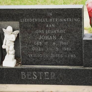 BESTER Johan A. 1982-1982