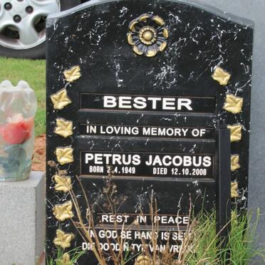 BESTER Petrus Jacobus 1949-2008