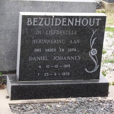 BEZUIDENHOUT Daniel Johannes 1919-1970