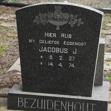 BEZUIDENHOUT Jacobus J. 1927-1974