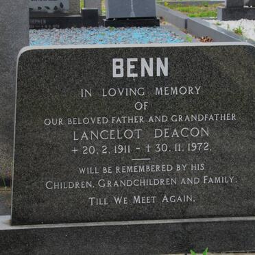 BENN Lancelot Deacon 1911-1972